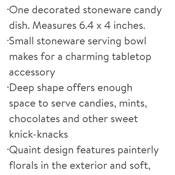 ❤️ Trade New Pioneer Woman Painted Meadows Candy Dish - Picture 7 of 11